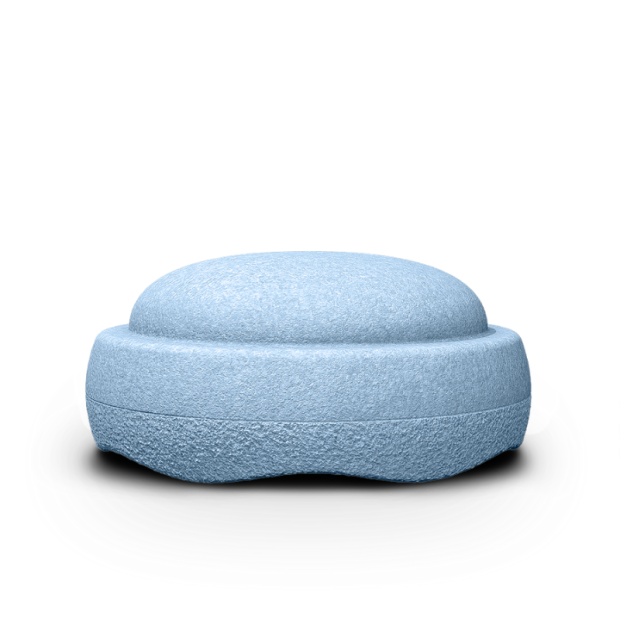 Stapelstein Original light blue – leichtes und stabiles Element zum Spielen, Sitzen und Balancieren.
