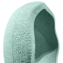 Stapelstein in light green mit bunten Filzstiften – ideal zur Aufbewahrung und kreativen Nutzung.