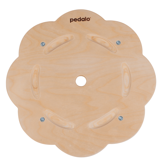 Abbildung 3: Pedalo® Stapelbaustein Rollflitzer von oben betrachtet, mit Stapelstein