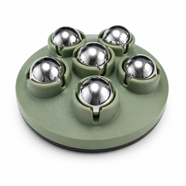 fussmassageroller mit edelstahlkugeln