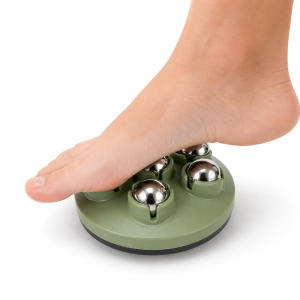 fussmassageroller mit edelstahlkugeln