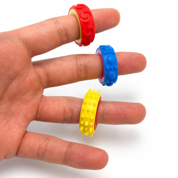 Theralino® Rotating Fingerringe, 6 St.