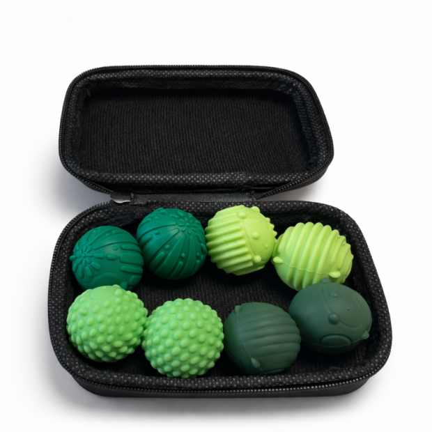 Therastar® magnetische Sensorik Kugeln Mini Ø 2,5cm, 8 St.