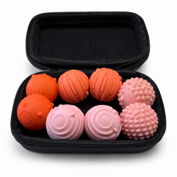 Therastar® magnetische Sensorik Kugeln Mini Ø 2,5cm, 8 St.