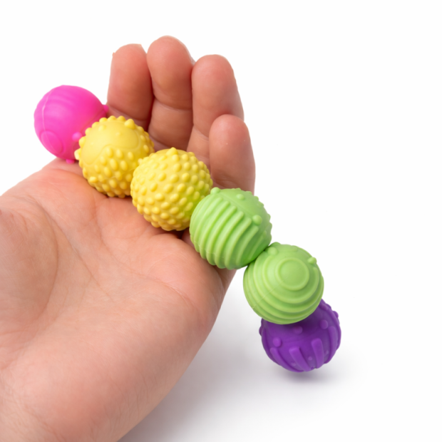 Therastar® magnetische Sensorik Kugeln Mini Ø 2,5cm, 8 St.