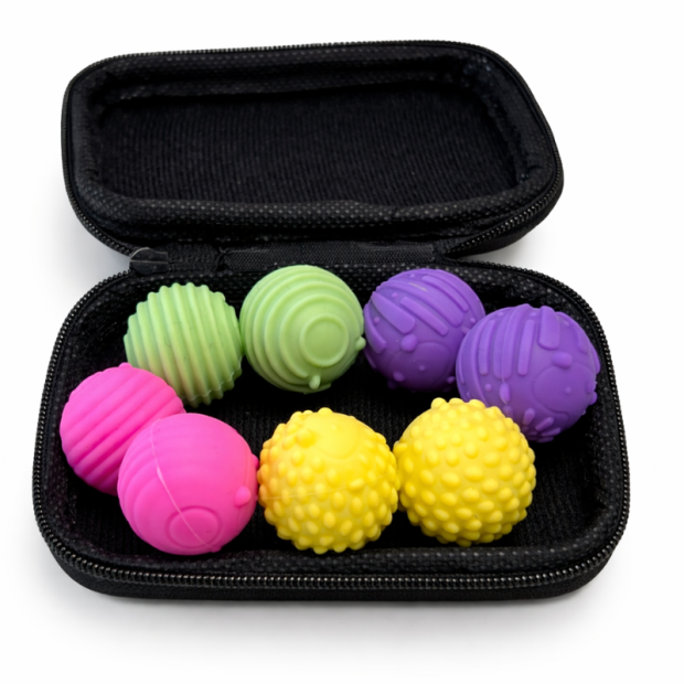 Therastar® magnetische Sensorik Kugeln Mini Ø 2,5cm, 8 St.