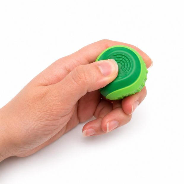 Sensorische Bälle in der Hand