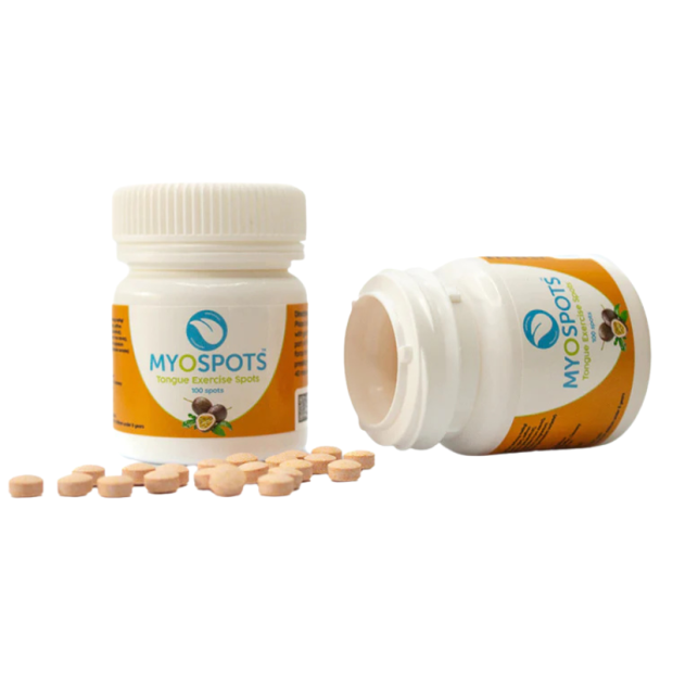 Myospots auflösbare Pastillen Verpackung