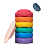 Stapelstein Super Confetti Rainbow Set green Abbildung