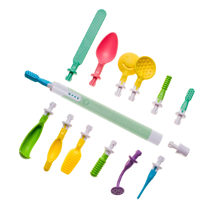 Zentral liegendes Talktool-Handger&auml;t mit rundherum...