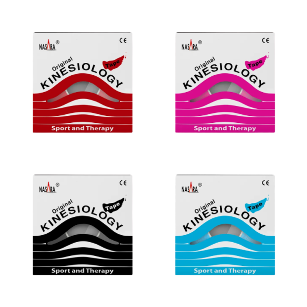 Nasara Kinesiology Tape 5cm x 5m Mix Set