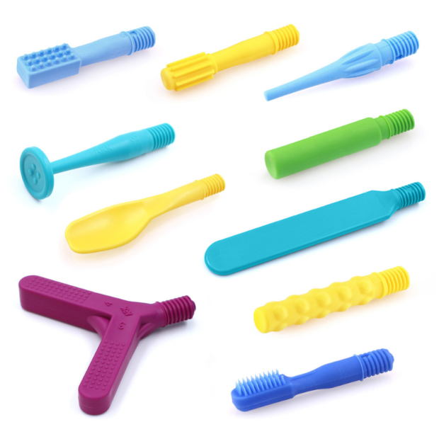 ARK Z-Vibe® Tip-Set (10 Spitzen, ohne Griff, durchsichtige Aufbewahrungsbox)