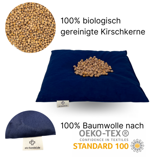 Thermostar® Kirschkernkissen XXL blau