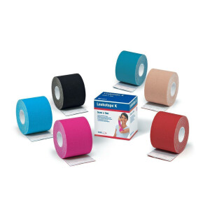 Abbildung: Leukotape K beige 5 m x 5 cm