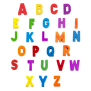 Abbildung von Magnetbuchstaben Set mit 26 Buchstaben