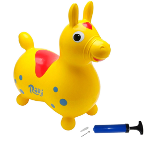 Gymnic Rody H&uuml;pfpferd Gelb inkl. Pumpe