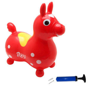 Gymnic Rody H&uuml;pfpferd Rot inkl. Pumpe