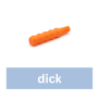 dick, texturiert